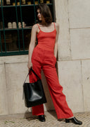 Noa Black Leather Tote