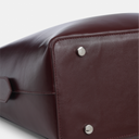 Noa Burgundy Leather Tote