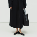 Noa Black Leather Tote