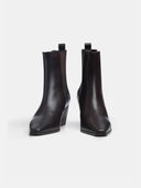 Margot Rich Brown Leather Ankle Boots