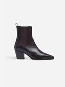 Margot Rich Brown Leather Ankle Boots