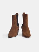 Margot Taba Suede Leather Ankle Boots