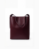 Noa Burgundy Leather Tote