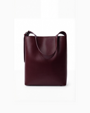 Noa Burgundy Leather Tote