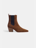 Margot Taba Suede Leather Ankle Boots
