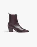 Margot Rich Brown Leather Ankle Boots